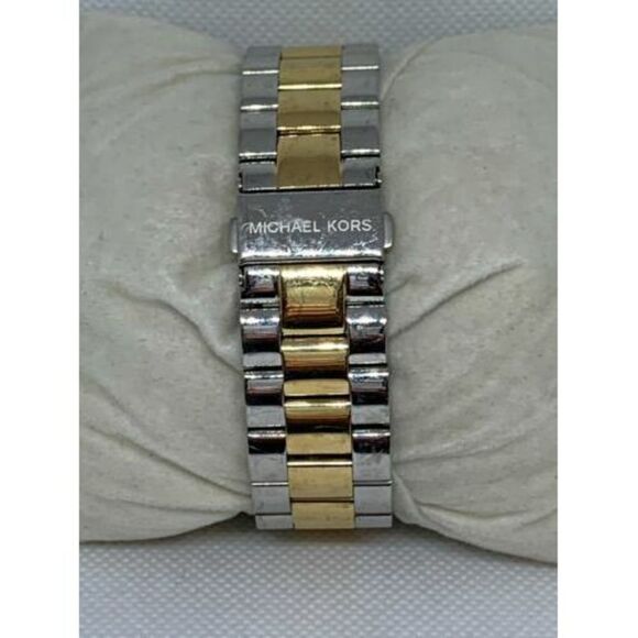 Michael Kors MK3223 Women's Watch Stainless Steel Bracelet Gold Silver 42mm C508 - Picture 4 of 9